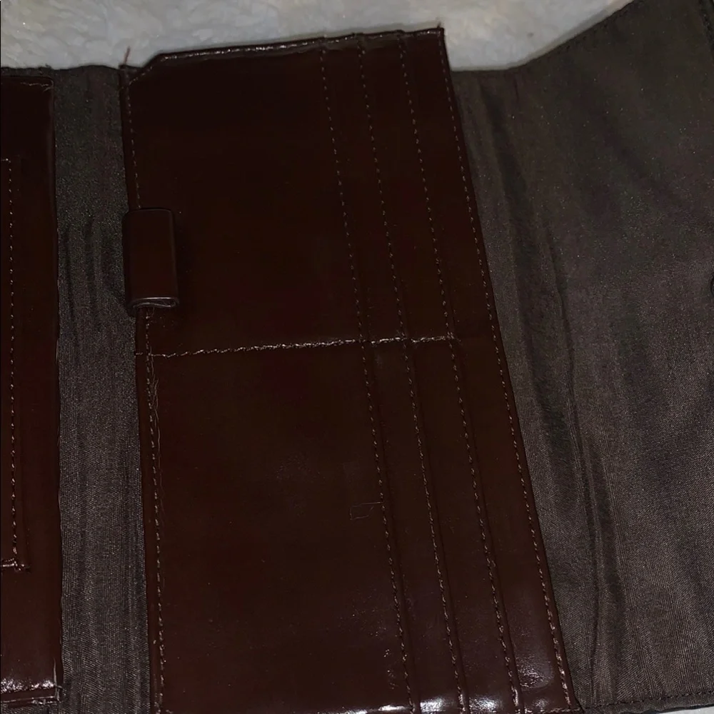 Giani Bernini Brown and Black Logo Wallet